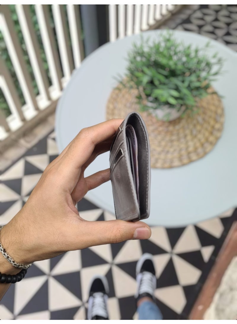VISSO 657 Genuine Calfskin Magnetic Men's Women's Card Holder Bag Wallet Stylish Handbag  - Image 3