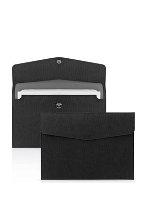 A4 Envelope File Holder, Waterproof Document Bag,  Lightweight PU Leather Multifunction Portfolio, Document File Folder, File Organizer Storage Case for Paper Document Tablet Case 2PCS Black - pzsku/Z9CCDB78672C5E394581BZ/45/_/1689760405/21c2b846-1182-4682-87f6-f83d6bba0a07