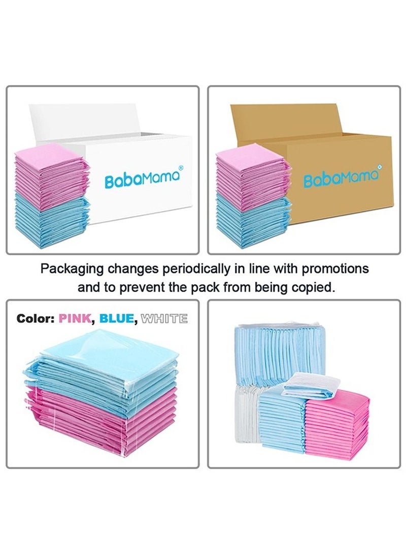 Babamama Disposable Changing Mats, 10 Counts, Soft Waterproof Mat, Portable Leak Proof Changing Mat, New Mom Leak-Proof Under pad, Mattress Table Protector Pad - Image 4