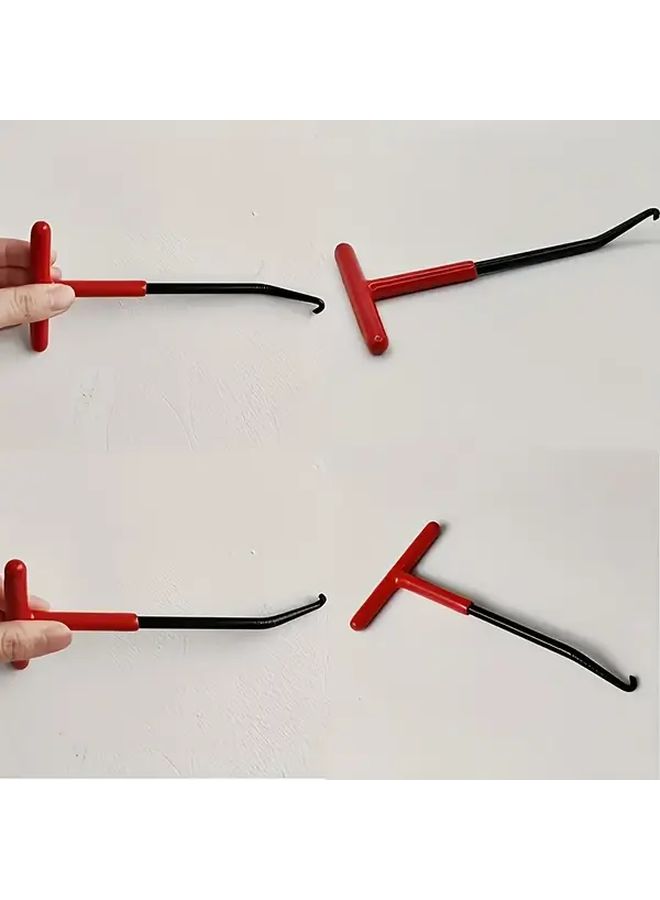 Red T Type Brake Spring Pull Hook Automotive Repair Tool For Clutch Exhaust Pipe - Image 5