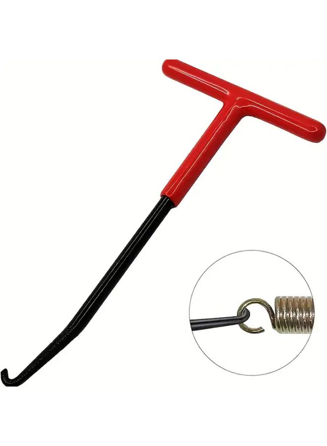 Red T Type Brake Spring Pull Hook Automotive Repair Tool For Clutch Exhaust Pipe - Image 4