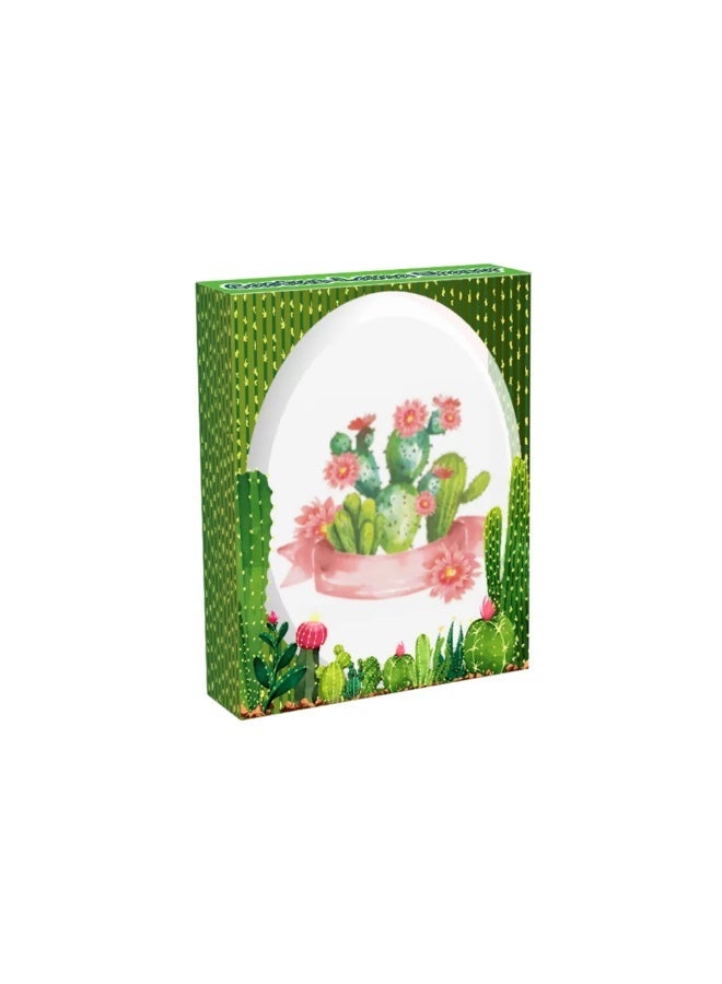 Silka Desert Series Oval Pencil Erasers Box of 36 Pcs - Dust-Free & PVC-Free Cute Cactus and Llama Character Erasers for School and Kids, Model SG-22 - Image 3
