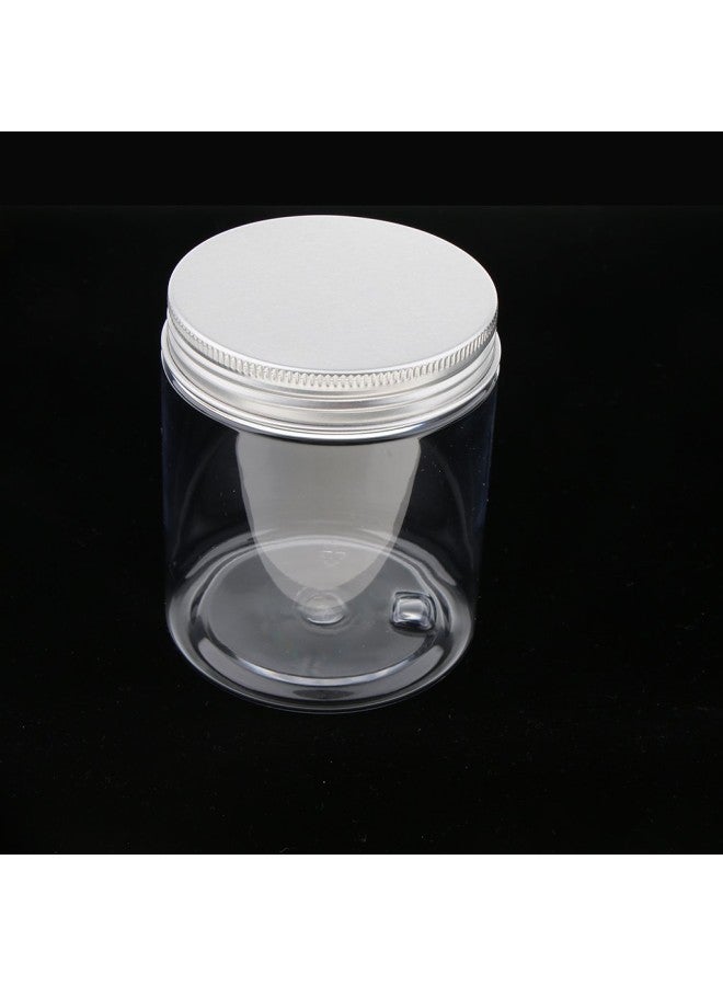 5PCS 250ML Clear Empty Refillable PET Plastic Wide Mouth Cosmetic  - Image 2