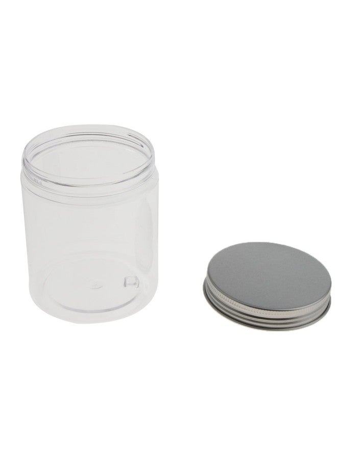 5PCS 250ML Clear Empty Refillable PET Plastic Wide Mouth Cosmetic  - Image 5