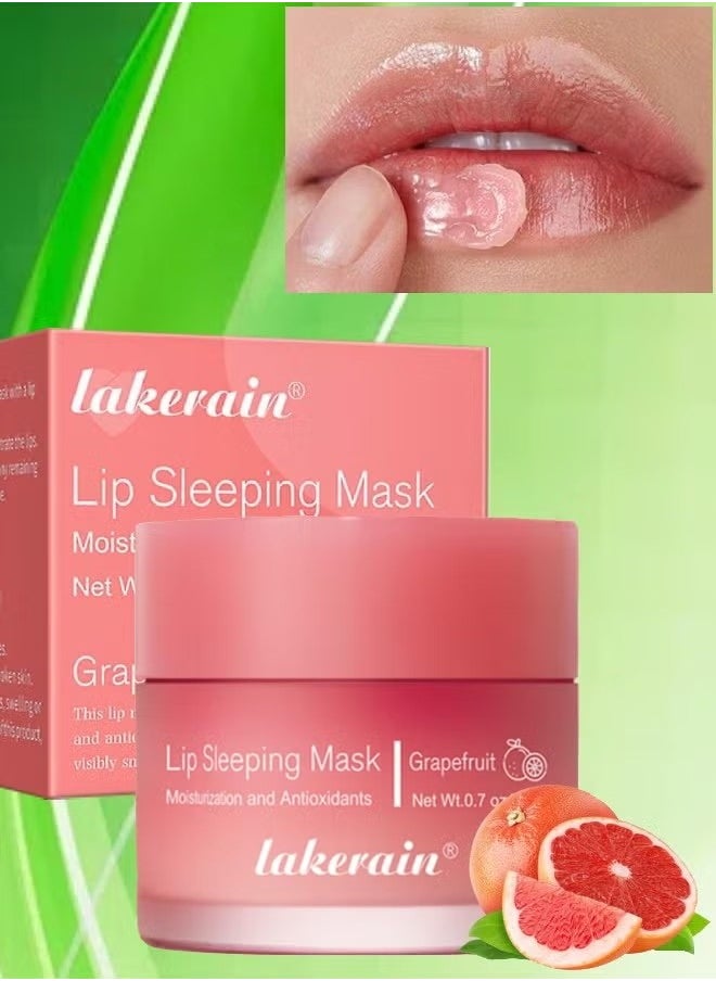 lakerain - Lip Sleeping Mask Overnight Lip Mask Moisture and Collagen Booster Lip Mask Day and Night Repair Lip Balm for Improves Dryness and Cracked Lip Scrubs Lip Plumper Oil Tinted Lip Balm 03 - Image 1