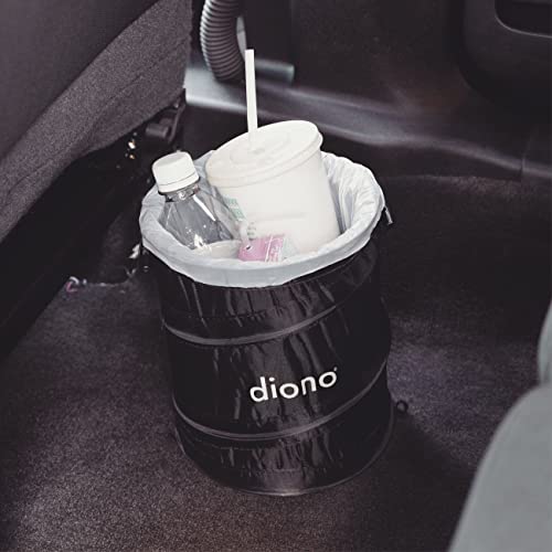 Diono Pop-up Trash Bin, Collapsible Car Trash Can Portable, Small, Leak Proof, Perfect For Keeping Car Clean, Black - Image 2