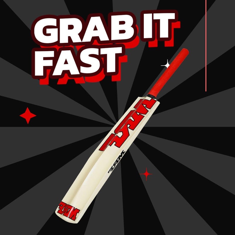 AEM ® Poplar Willow Wooden Cricket Bat with Cover for Boys & Girls (Size 1 for 2-4 Year) - Image 2