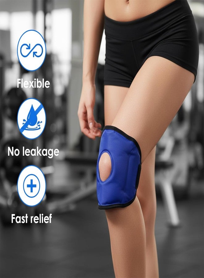 KARP Reusable Hot & Cold, Knee & Elbow Pack | Flexible Gel Pack with Adjustable Strap for Pain Relief, Swelling, Sports Injuries, Knee Surgery & Joint Therapy | Easy to carry at office, travel or gym (1 Pack) - Image 3