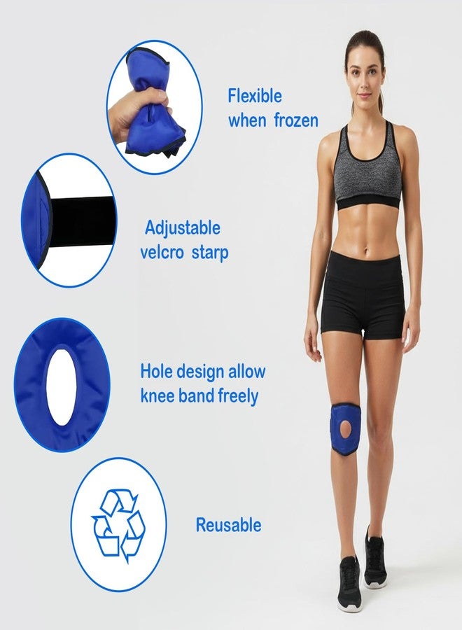 KARP Reusable Hot & Cold, Knee & Elbow Pack | Flexible Gel Pack with Adjustable Strap for Pain Relief, Swelling, Sports Injuries, Knee Surgery & Joint Therapy | Easy to carry at office, travel or gym (1 Pack) - Image 5