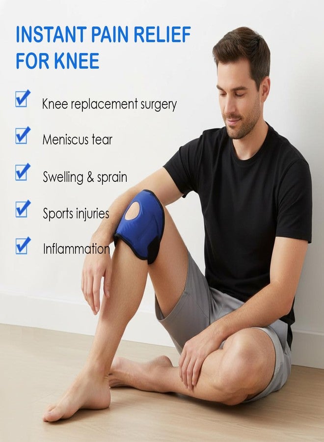 KARP Reusable Hot & Cold, Knee & Elbow Pack | Flexible Gel Pack with Adjustable Strap for Pain Relief, Swelling, Sports Injuries, Knee Surgery & Joint Therapy | Easy to carry at office, travel or gym (1 Pack) - Image 4