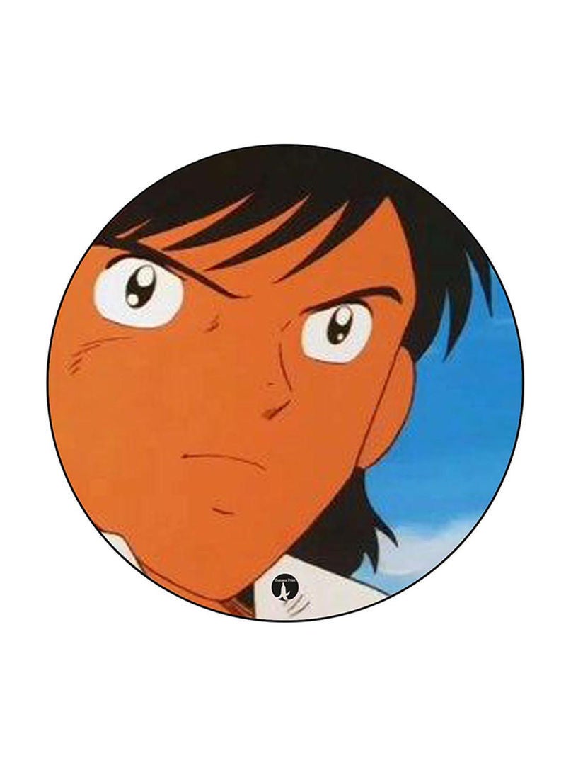 RKN Anime Captain Majid Printed Fridge Magnet Round  Multicolour - Image 1