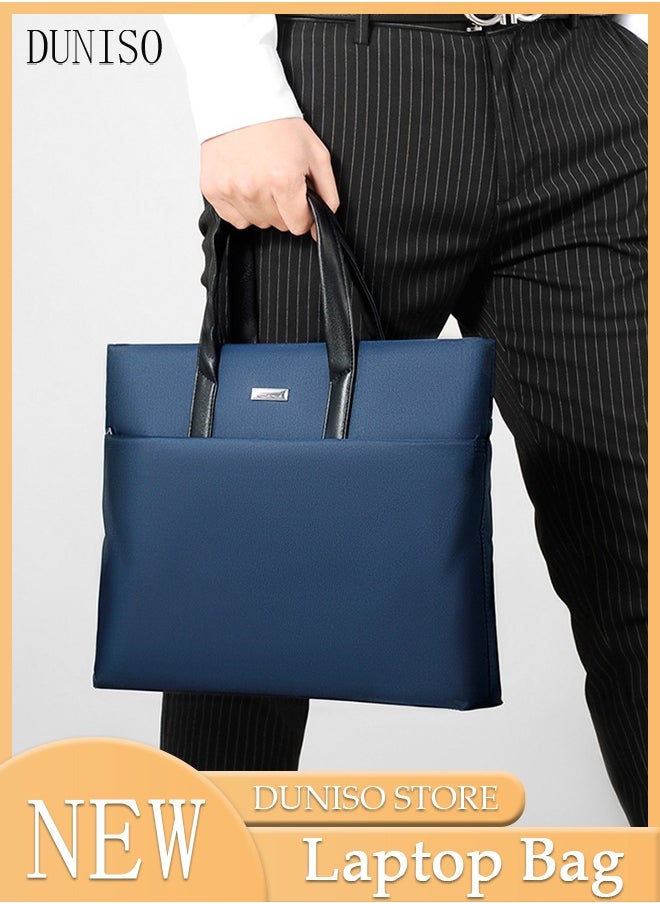 15.6 Inch Laptop Bag Lightweight Computer Bag Travel Business Briefcase Waterproof and Dustproof Handbag Messenger Bag for Men Work Office