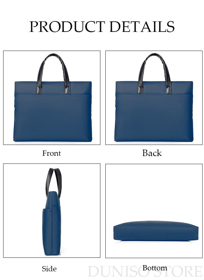 15.6 Inch Laptop Bag Lightweight Computer Bag Travel Business Briefcase Waterproof and Dustproof Handbag Messenger Bag for Men Work Office