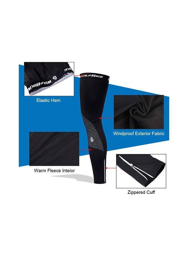 Generic Windproof Sports Running Cycling Cap and Leg Warmers Set - Image 3