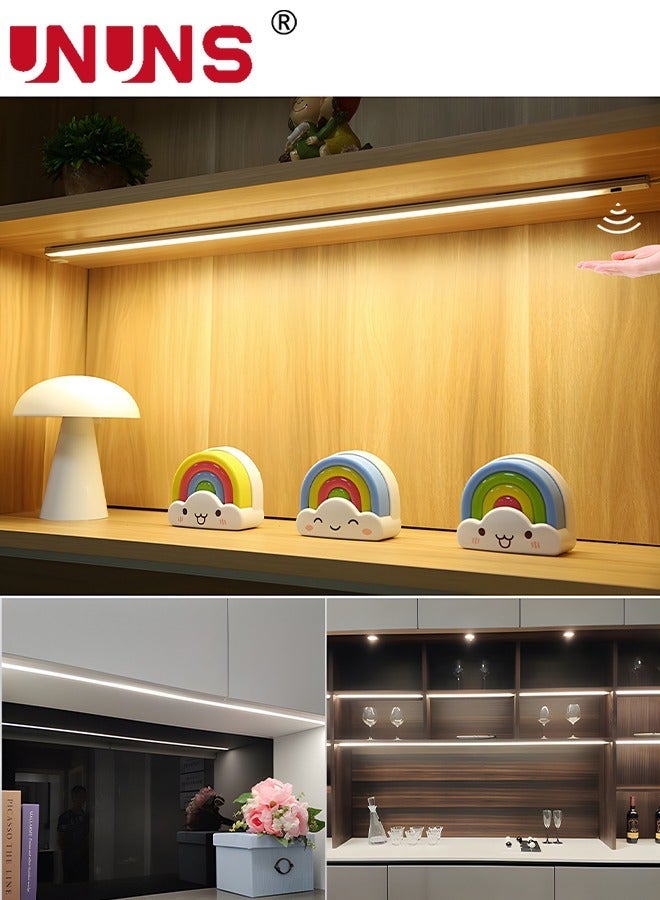 UNUNS Under Counter Lighting, Desk Light Bar, Table Lamp Hand Wave Activated, 40CM Dimmable Panel, Super Bright Aluminum Strip for Kitchen,Shelf,Cupboard,Closet,Workbench,Cabinet  - Image 4