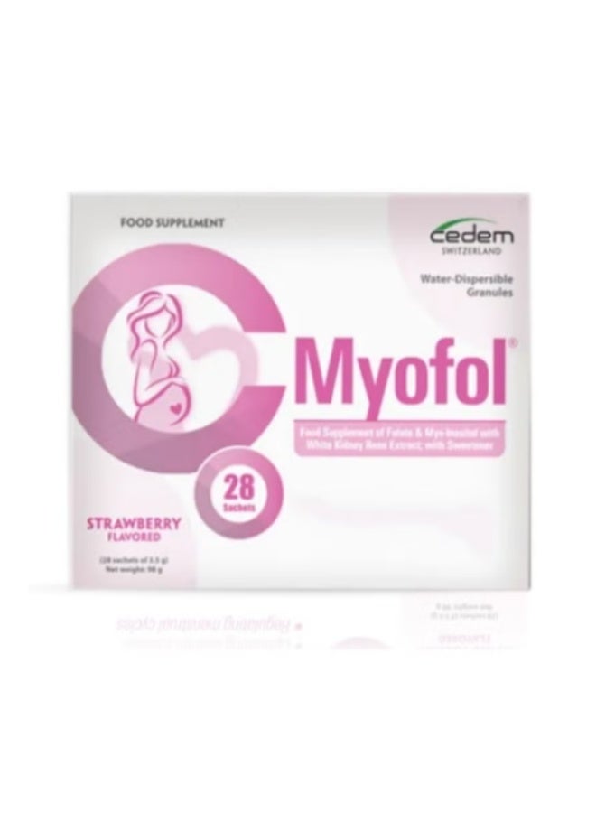 Myofol Oral Sachet Strawberry 3.5g 28s