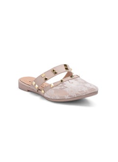 LIFESTYLISH Mules Flat Philly with Leather SB-21 - Beige  - Image 2