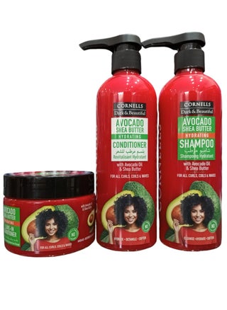 Shampoo 480 ml  Conditioner 480 ml  leave-in Cream 325 ml  Hair Moisturizer With Avocado and Shea Butter  Free of Parabens  Sulfates and Silicones. - pzsku/Z9CCE86A9523BA0A3E0EFZ/45/_/1727965228/0a901c46-599c-492d-b355-fe5389d4231c