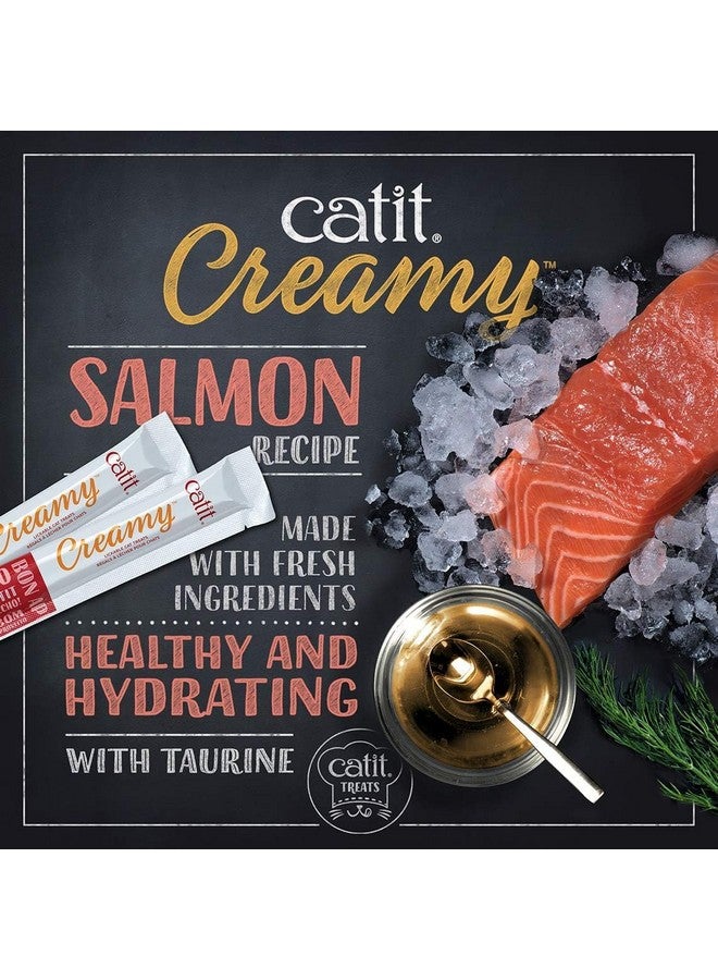 Catit Creamy Lickable Cat Treat - Healthy Variety of Flavors, 50 Pack, Hand-Feed or Serve, Nutrient-Rich Squeeze Tube, 0.5 oz Each - Image 5