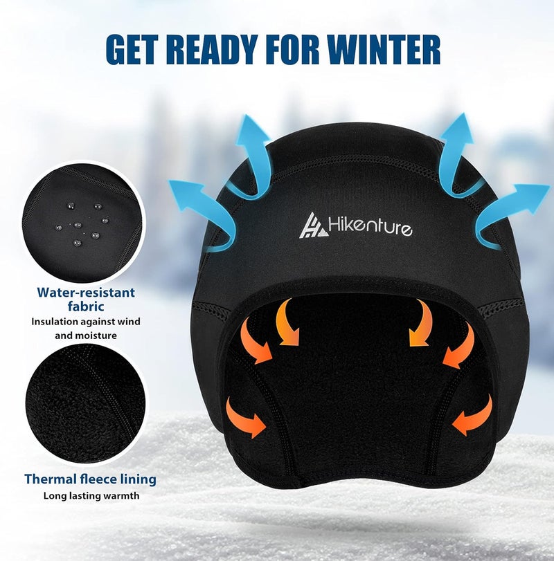 HIKENTURE Winter Skull Cap Helmet Liner for Men Women Thermal Hat - Image 2