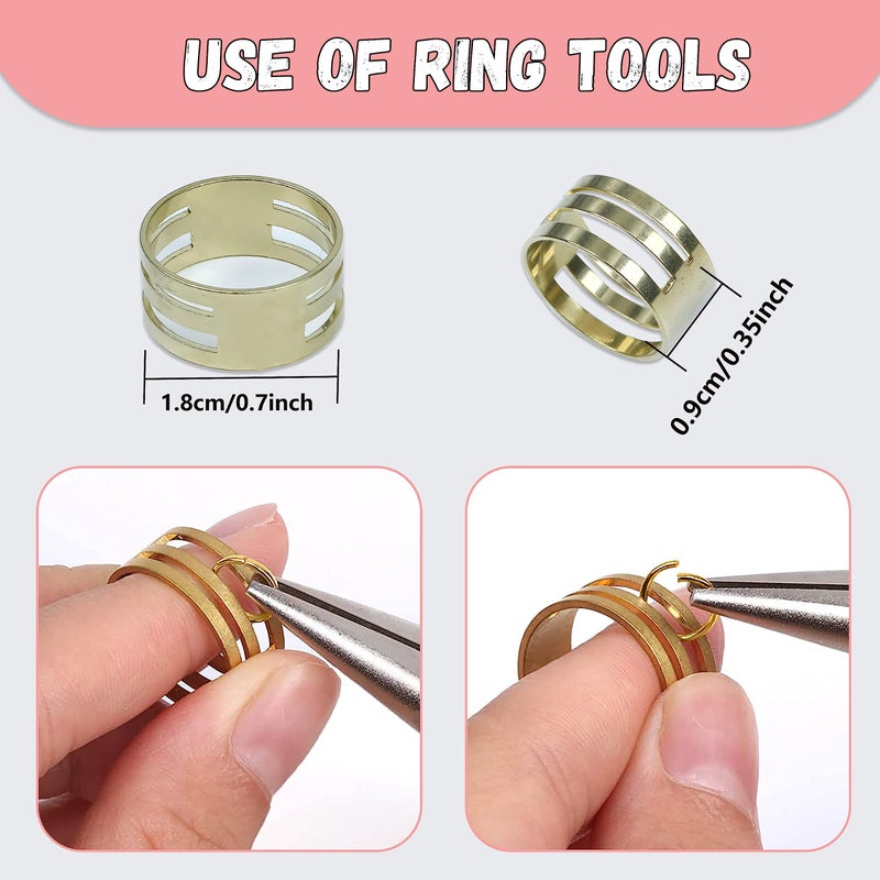 YAKA 900Pcs 10mm1Box 6 Colors Open Jump Ring,Ring Jewelry Keychain for Jewelry Making Accessories,1Pcc Jump Ring Open/Close Tool and 1Pcs Clear Box (0.39"/10mm) - Image 4
