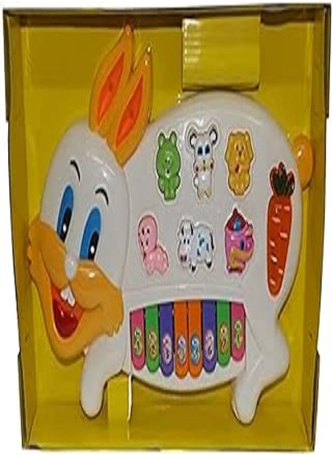 OR Musical Rabbit Piano Toy - Multicolor 