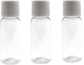 VASANA 12PCS30ml Portable Refillable Clear Plastic Empty Bottles with Screw Cap Travel Small Containers Camping for Liquids Lotion Toner Shampoo Body and Hand CreamWhite - Image 2