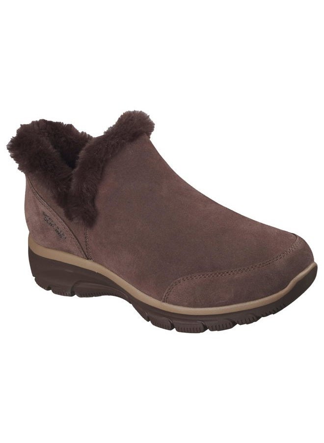SKECHERS Women's Easy Going-Fall Feeling Hands Free Slip-ins Ankle Boot, Chocolate, 36 EU - Image 3