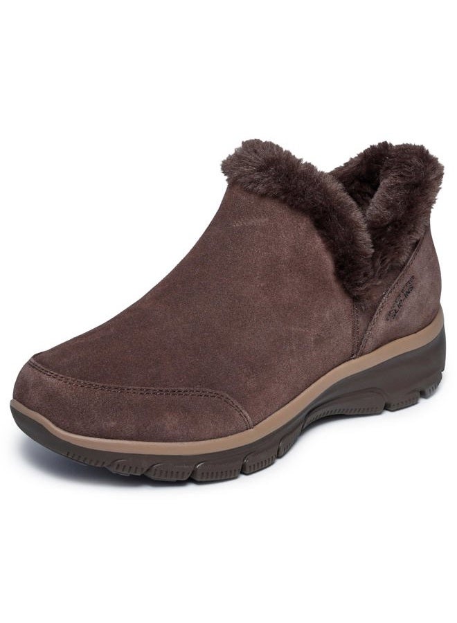 SKECHERS Women's Easy Going-Fall Feeling Hands Free Slip-ins Ankle Boot, Chocolate, 36 EU - Image 1