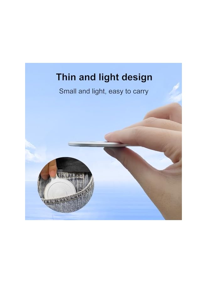 Green Tiger For Insta360 Flow Pro/Flow Magnetic Phone Holder Clamp, Aluminum Alloy Magnetic Adapter Phone Holder Quick Release Mount(Silver) - Image 4