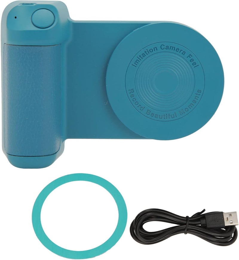 Careflection Magnetic Camera Handle with Bluetooth Bracket and Wireless Shutter - Smart Phone Handle for Vlog, Photo and Video Shooting (Blue) - Image 1