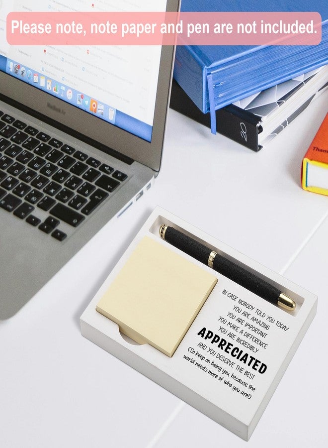 FTONENI Appreciation Desk Organizer for Coworker Boss Friend, You are Amazing Motivational Gift, Pen and Sticky Note Holder for Office Decor, Birthday, Thank You - FTB319 - Image 5