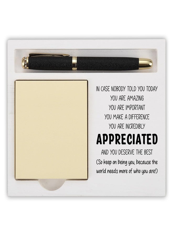 FTONENI Appreciation Desk Organizer for Coworker Boss Friend, You are Amazing Motivational Gift, Pen and Sticky Note Holder for Office Decor, Birthday, Thank You - FTB319 - Image 1