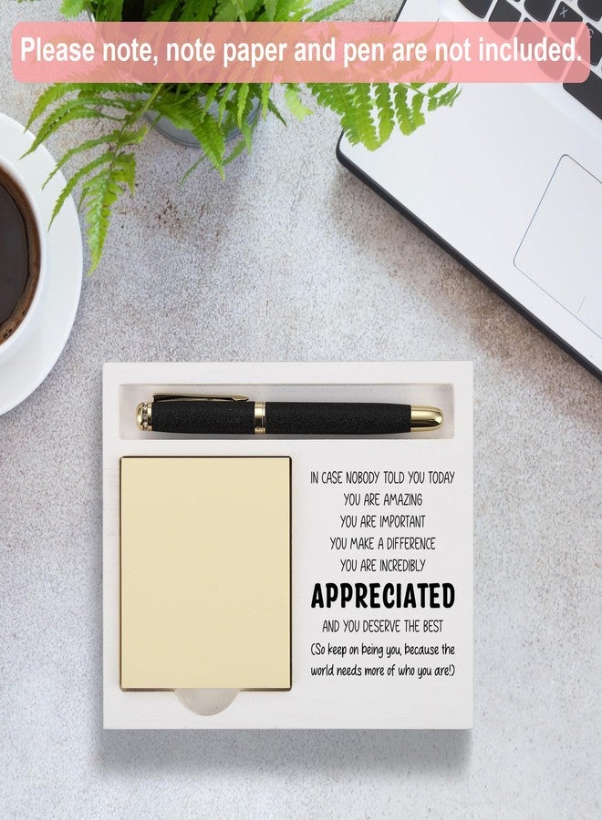 FTONENI Appreciation Desk Organizer for Coworker Boss Friend, You are Amazing Motivational Gift, Pen and Sticky Note Holder for Office Decor, Birthday, Thank You - FTB319 - Image 4