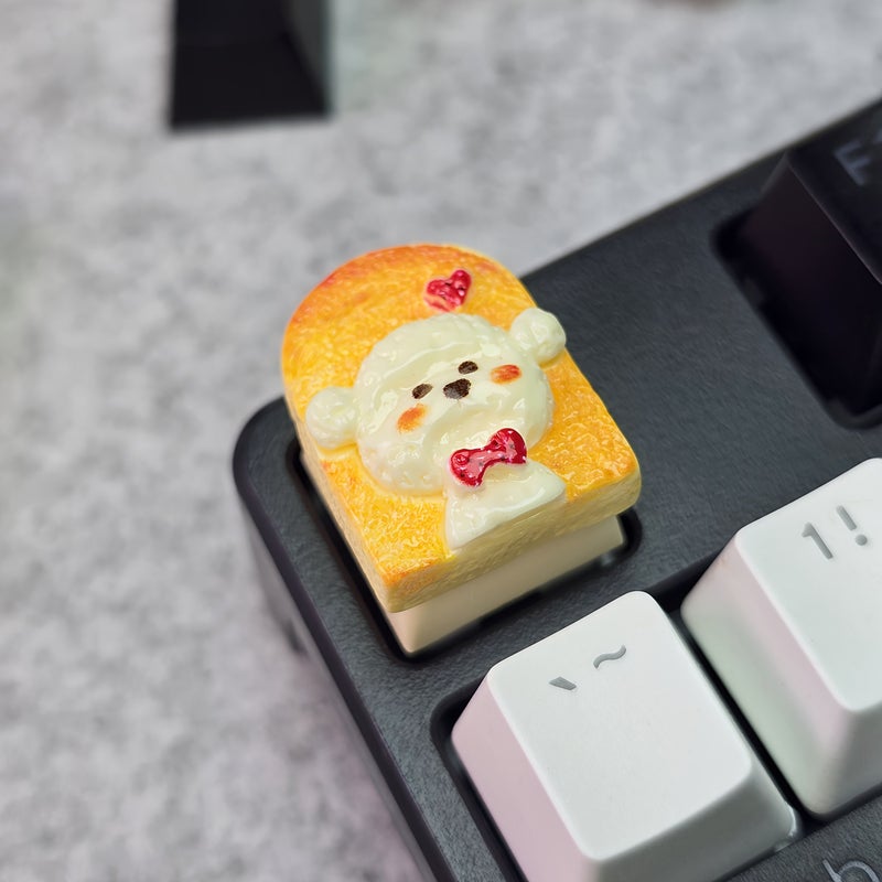 Puppy D Resin Keycaps Featuring Shiba Inu And Schnauzer Designs For Office Keyboard Decor Gaming Setup Or Computer Desktop Personalization - Image 5