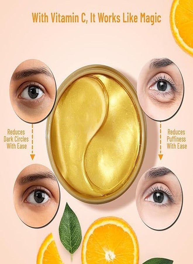 EFFARA Anti Wrinkle Eye Serum Patch| Treats Dark Circles, Fine Lines And Wrinkles | Enriched With Collagen And Aloe Vera Extract | Shade -Gold, 60 Pcs - Image 2