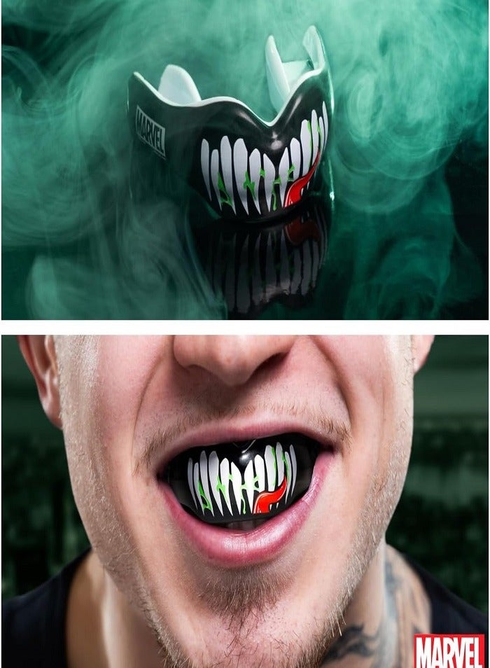 MARVEL Venom Sports Mouthguard for Braces, One Size Remouldable Gum Shield with Case for Boxing, MMA, Rugby, Martial Arts, Judo and All Contact Sports - Image 4
