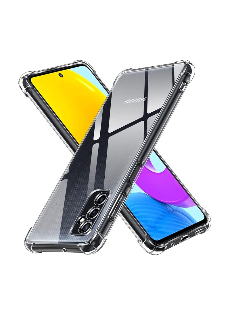 Samsung Galaxy M52-5G Case Cover Protective Shock Absorption Bumper soft Transparent Case (Clear) - Image 1