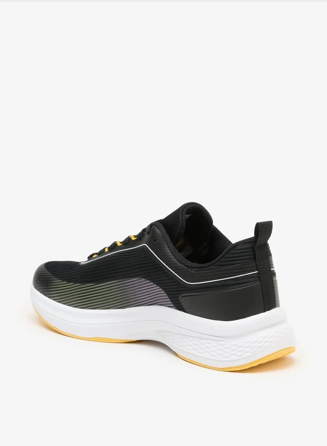 Kappa Men's Colourblock Walking Shoes with Lace-Up Closure