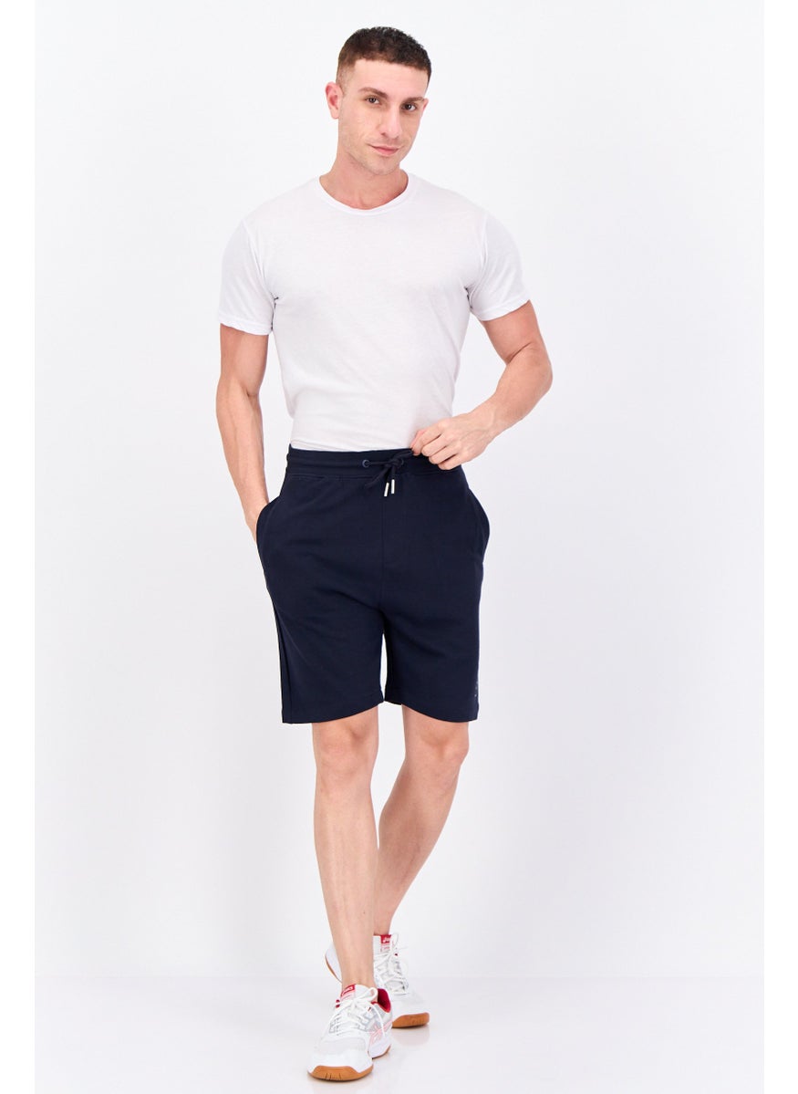 Gazzarrini Men Brand Logo Basic Shorts, Navy  - Image 3
