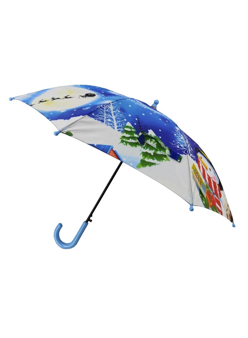 Hello Children Automatic Open Christmas Umbrella - Image 1