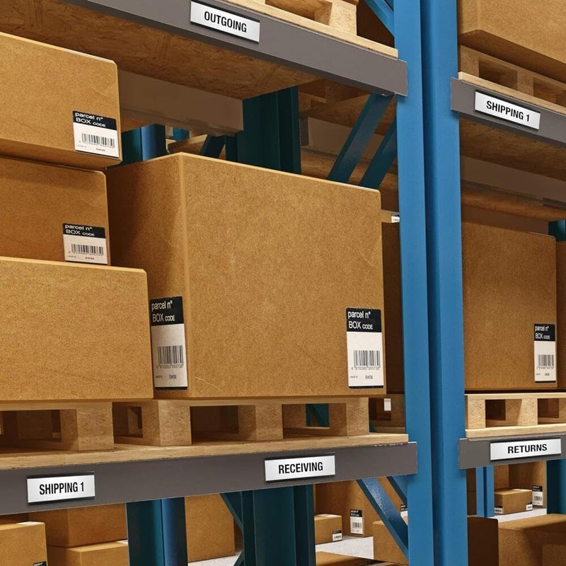 Goodern 20Pcs Magnetic Label Holders,Magnetic Name Tags Holder With Clear Plastic Protectors And Paper Inserts,Magnetic Data Card Holders For Metal Shelf Whiteboard Shelf,Magnetic Labels-100X50Mm - Image 2