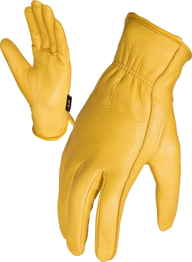 SKYDEER Full Premium Genuine Deerskin Leather Hi-Performance Utility Winter Drivers Work Gloves (SD2210T/L, 100g 3M Thinsulate Insulation) - Image 5