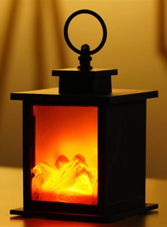 مصباح مدفأة منزلي إبداعي يعمل بمنفذ USB، زينة بلاستيكية مزخرفة، حرف منزلية، لمهرجانات العطلات، ديكور منزلي أو تخييم خارجي - Image 5