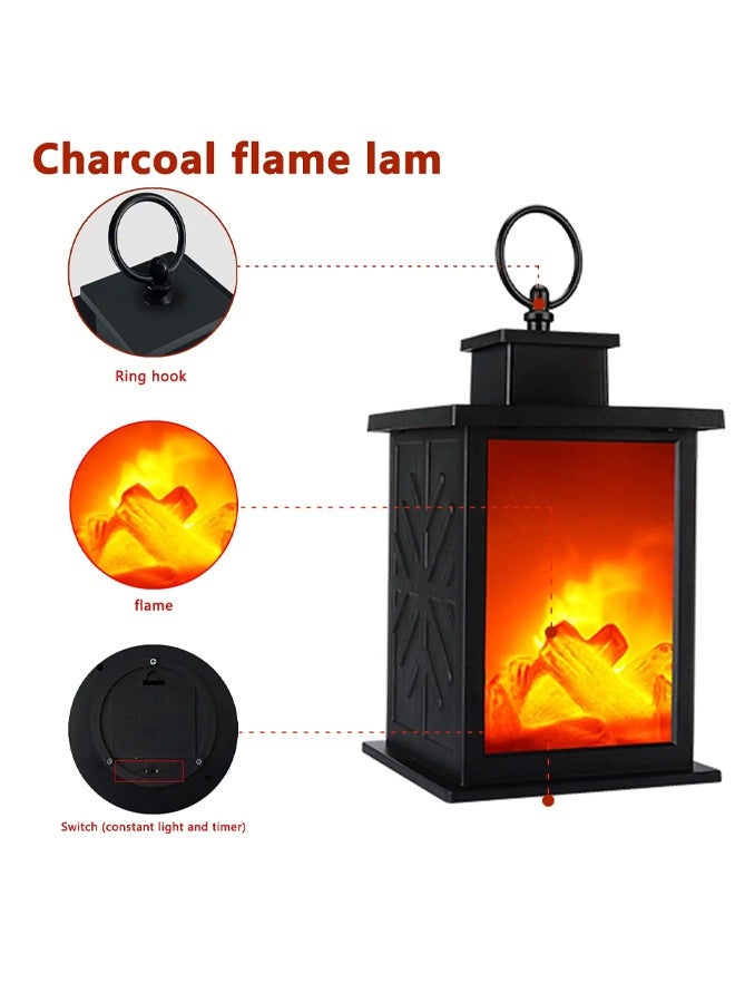 مصباح مدفأة منزلي إبداعي يعمل بمنفذ USB، زينة بلاستيكية مزخرفة، حرف منزلية، لمهرجانات العطلات، ديكور منزلي أو تخييم خارجي - Image 3