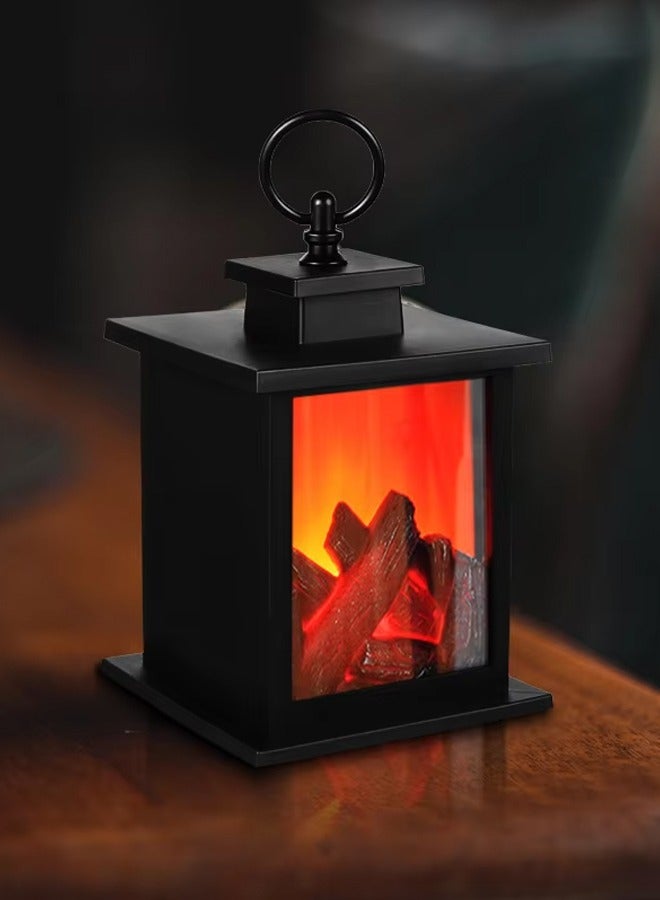 مصباح مدفأة منزلي إبداعي يعمل بمنفذ USB، زينة بلاستيكية مزخرفة، حرف منزلية، لمهرجانات العطلات، ديكور منزلي أو تخييم خارجي - Image 1