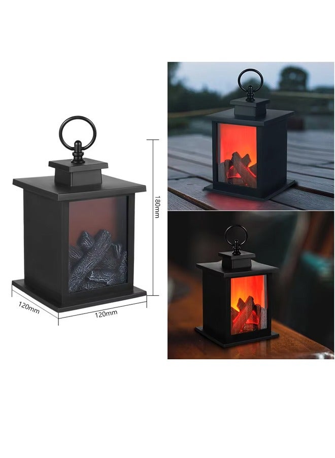 مصباح مدفأة منزلي إبداعي يعمل بمنفذ USB، زينة بلاستيكية مزخرفة، حرف منزلية، لمهرجانات العطلات، ديكور منزلي أو تخييم خارجي - Image 2