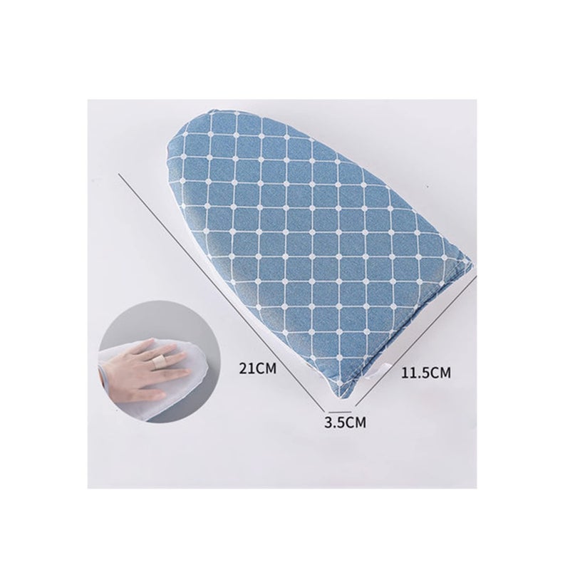 SOLARAE Garment Steamer Ironing Glove, Waterproof Heat Resistant Anti Steam Mitt with Finger Loop, Complete Care Protective Garment Steaming Mitt Accessories for Clothes (Blue) - Image 2