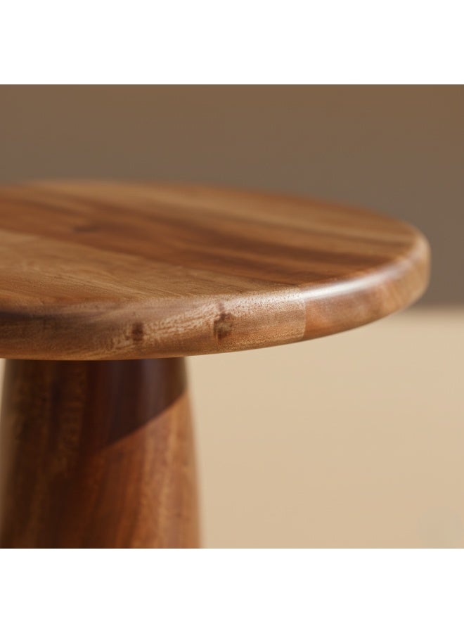 CASA HOME Luxury Solid Wood Dessert & Snack Serving Stand – Elegant Handcrafted Pedestal Tray for Dates, Nuts & Sweets - Image 4