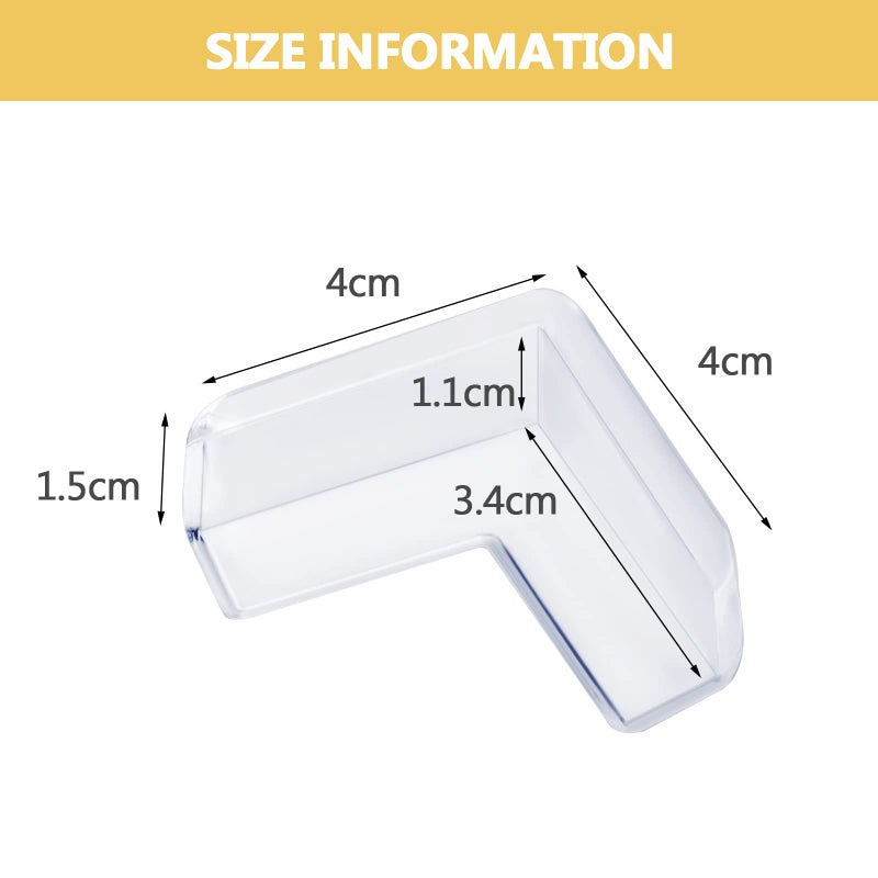 AIXMEET 8 Pack Corner Protector for Baby, Clear Furniture Corner Guard & Edge Safety Bumpers for Table Edges & Sharp Corners - Baby Proofing (L Shape) - Image 4